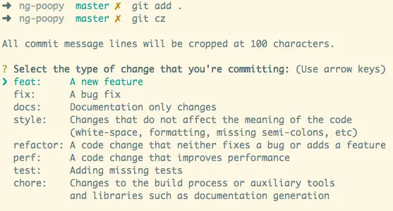 Commitizen In Action