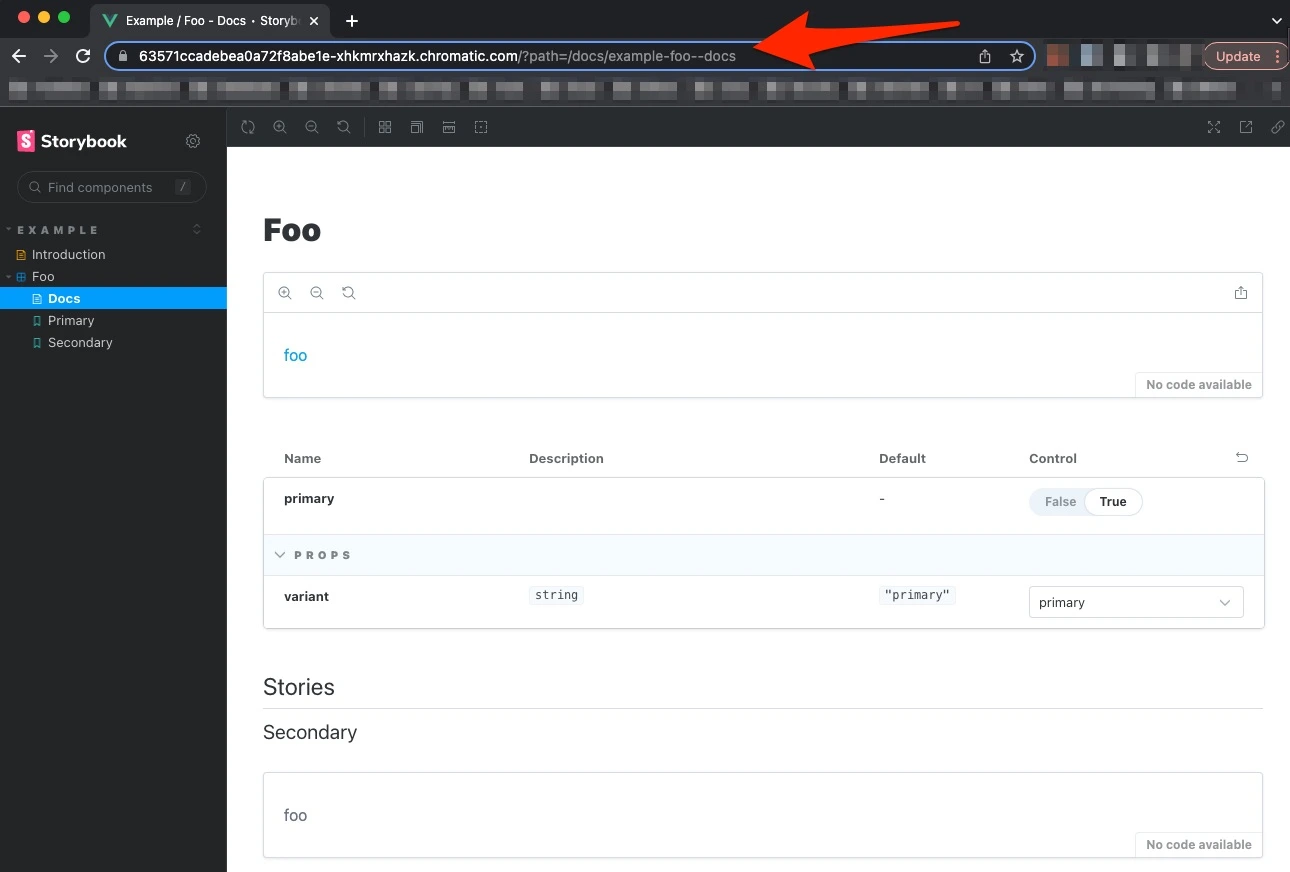 Storybook hosting on Chromatic