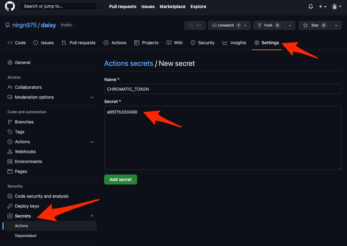 GitHub Secrets